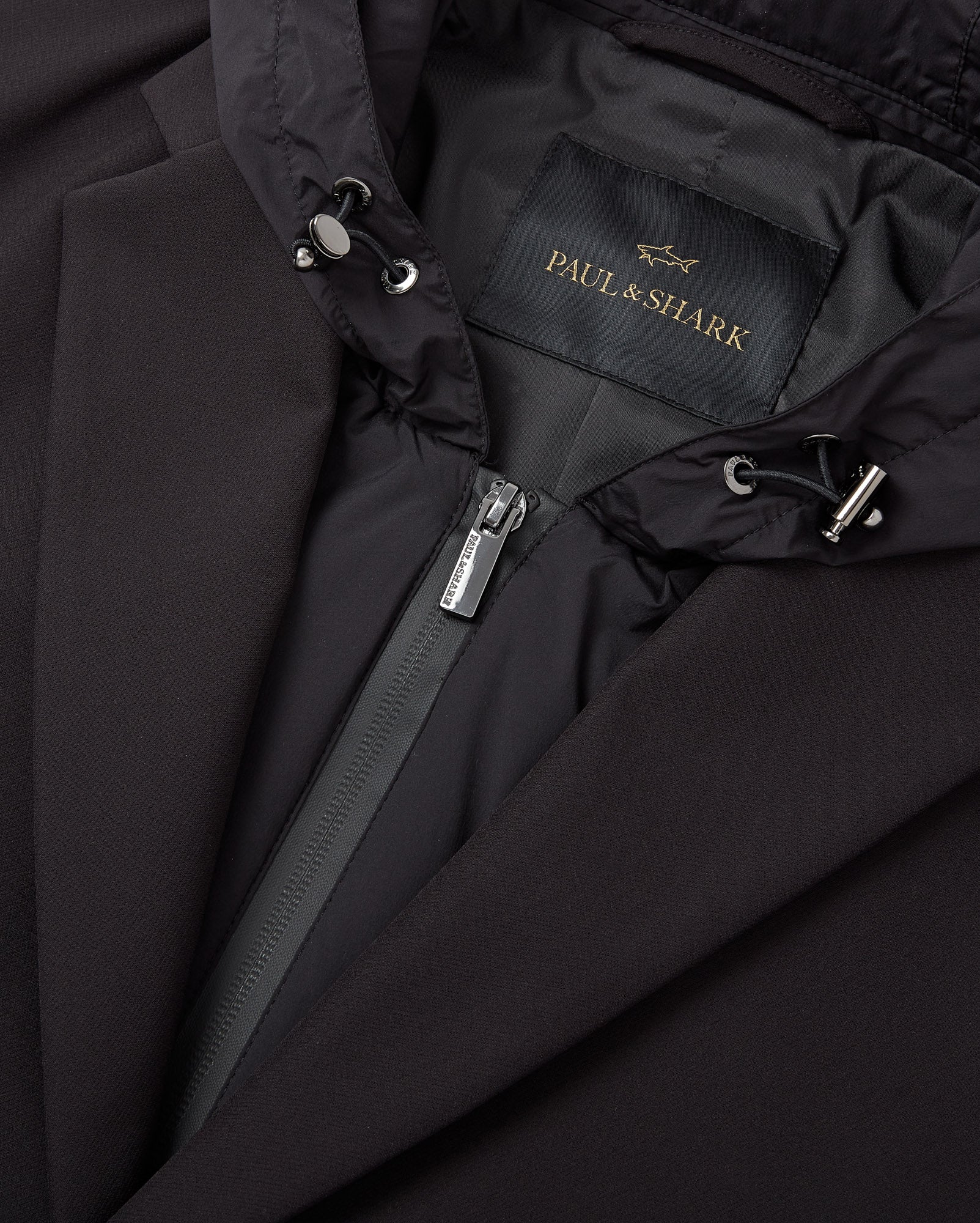 Paul Shark Dynamic Stretch Blazer Jacket With Detachable Chest Piece Black